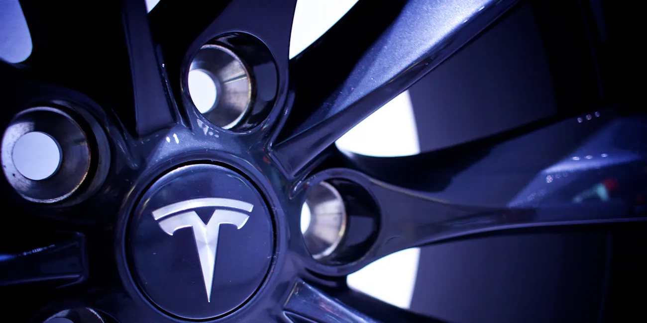 Tesla alloy wheels