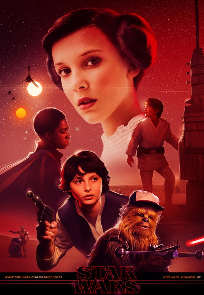 Millie Bobby Brown should be Princess Leia.