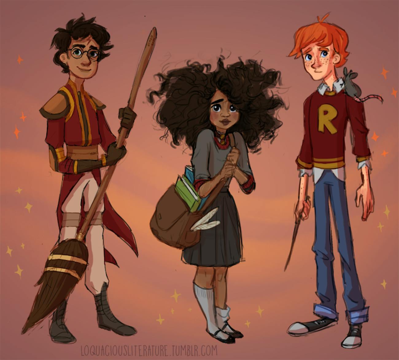 Harry Potter Fan Art Looks To Diversify Jk Rowlings Work Inverse 6815