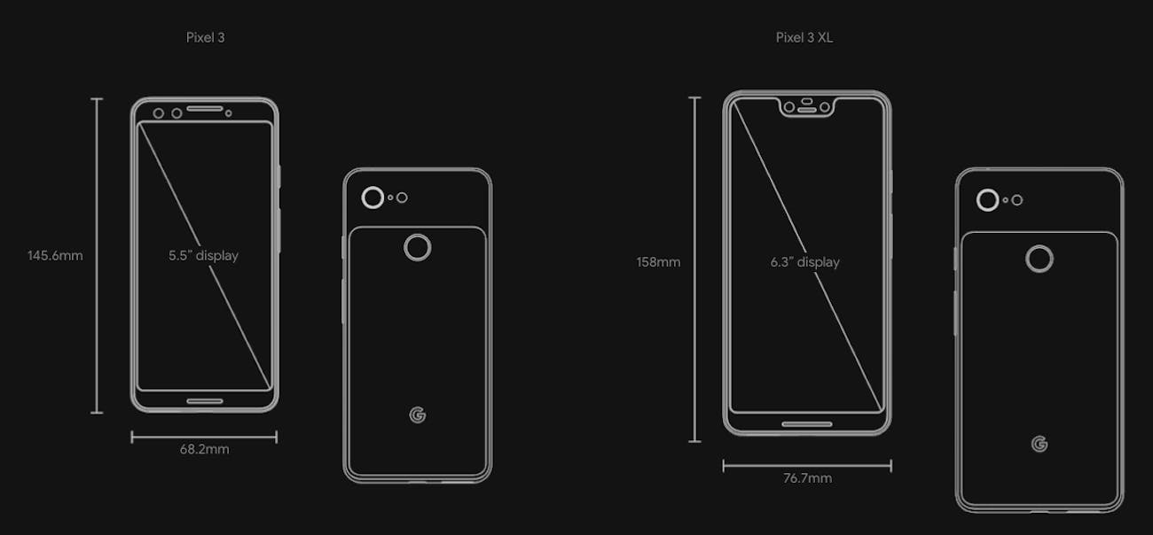 google pixel 3 and 3 xl