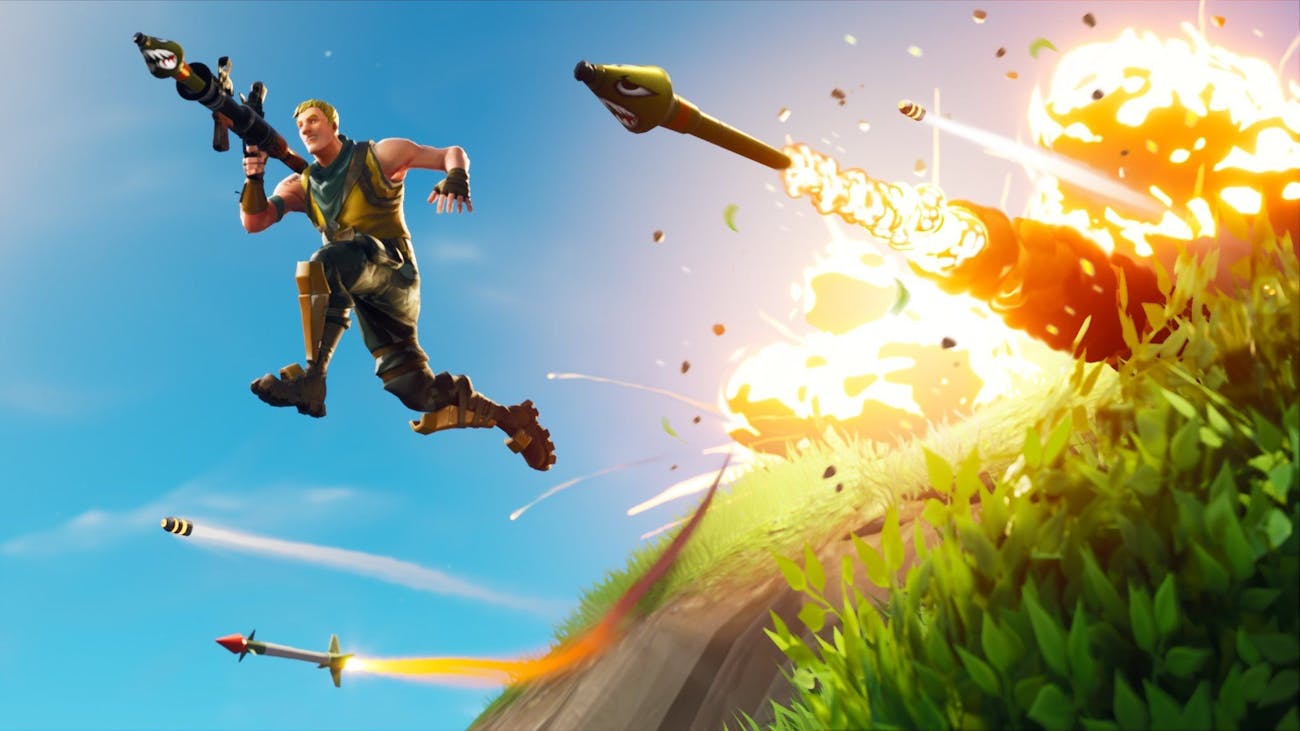 rocket launchers got a nerf in this version 4 4 update to fortnite - fortnite photo backdrop