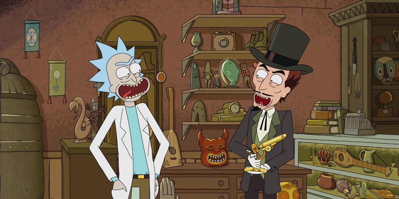 Rick and the Devil become competitors.