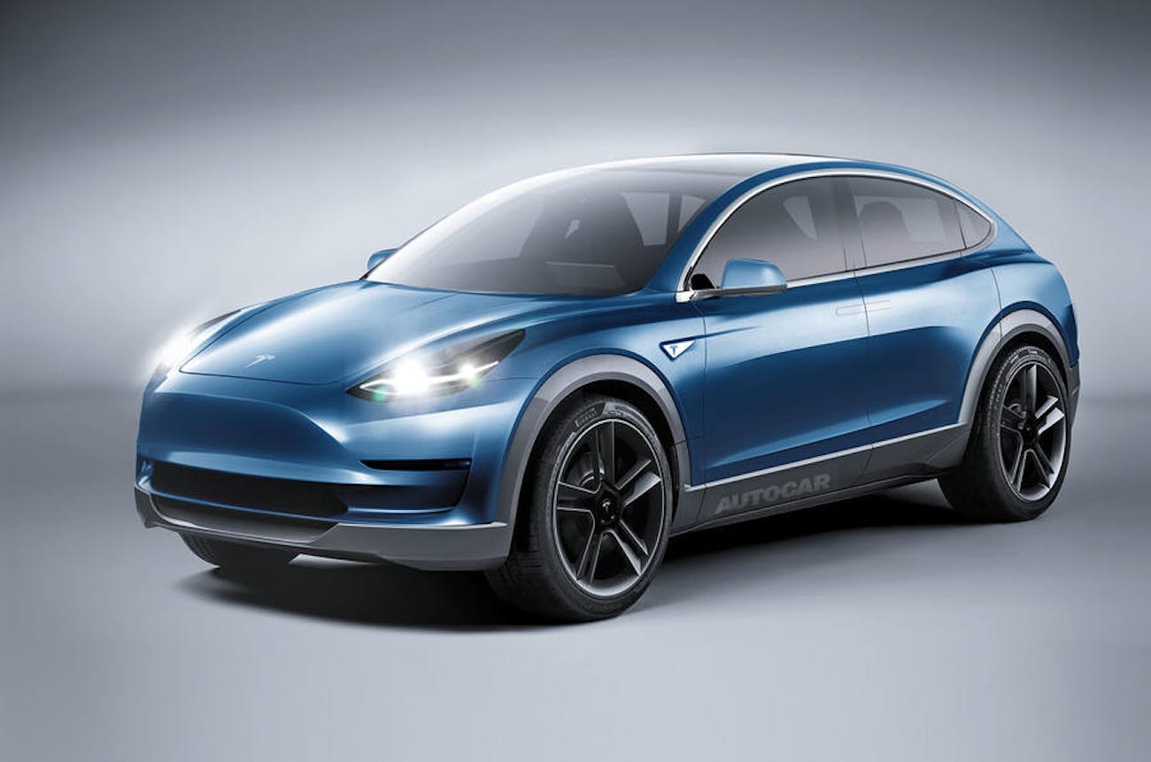 Tesla Model Y Design 4 Renders With Clues Ahead Of The Autocar S Concept Of A Tesla Model