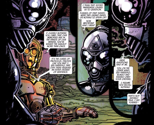 C-3PO gets heavy.