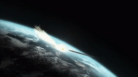 [FB] Comme un poisson dans l'eau [Meteor] [FINI] Dinosaur-asteroid-impact