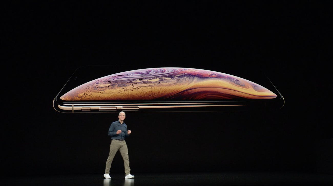 iPhone is big.
