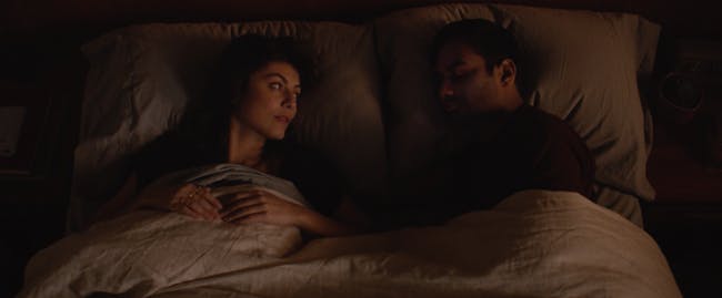 Francesca and Dev in the final moment of Season 2.