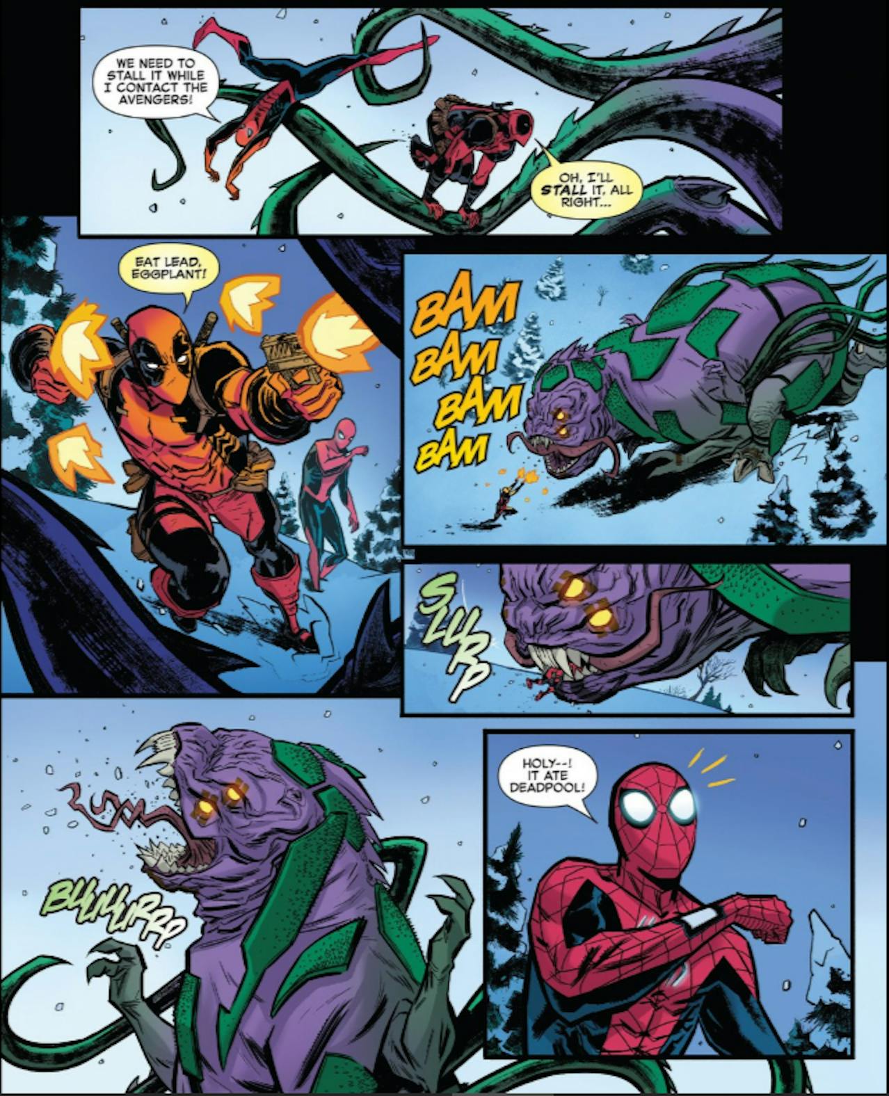 Deadpool Was Brutally Devoured By A Kaiju This Week Inverse