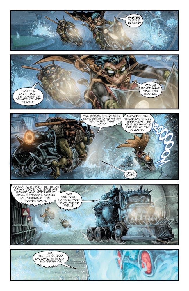 Batman Ninja Turtles II Preview Mr Freeze
