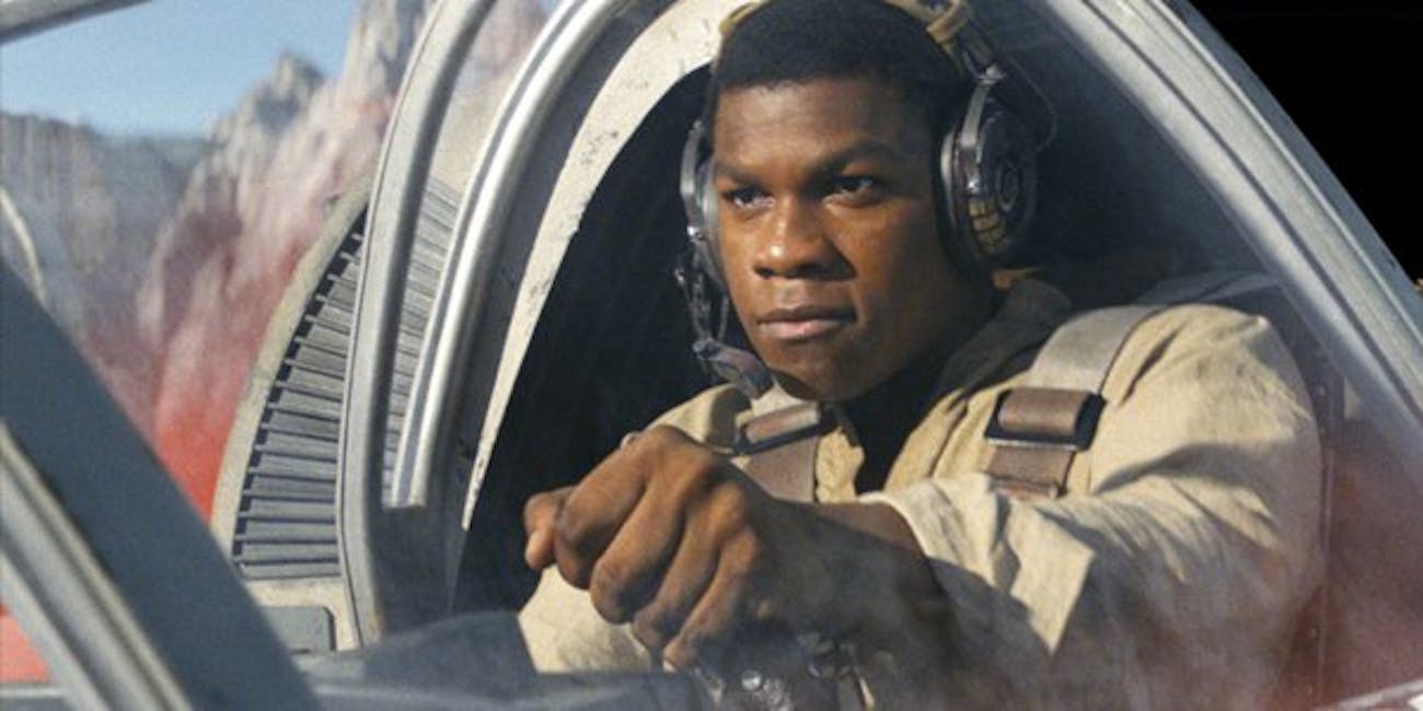 Finn in 'Star Wars: The Last Jedi'.