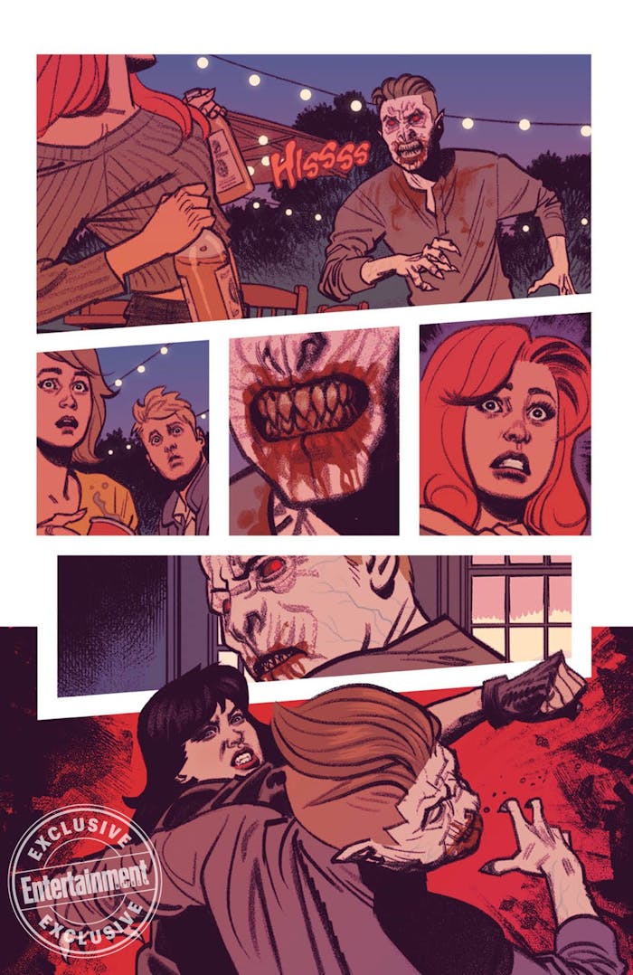 Page from 'Vampironica' issue.