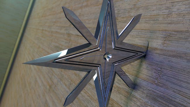 A 3d designed ninja star I am playing with. Modeled and rendered in Modo! If you like my art works, please support me on patreon www.patreon.com/Grauer