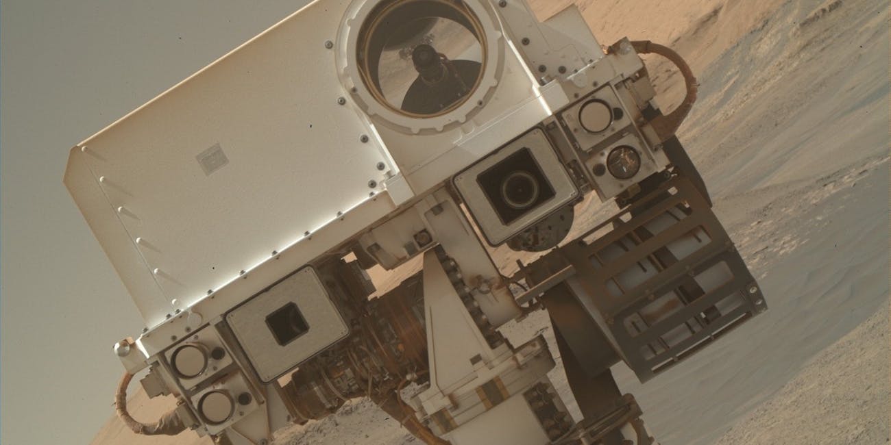 A selfie take by NASA's Curiosity Rover.