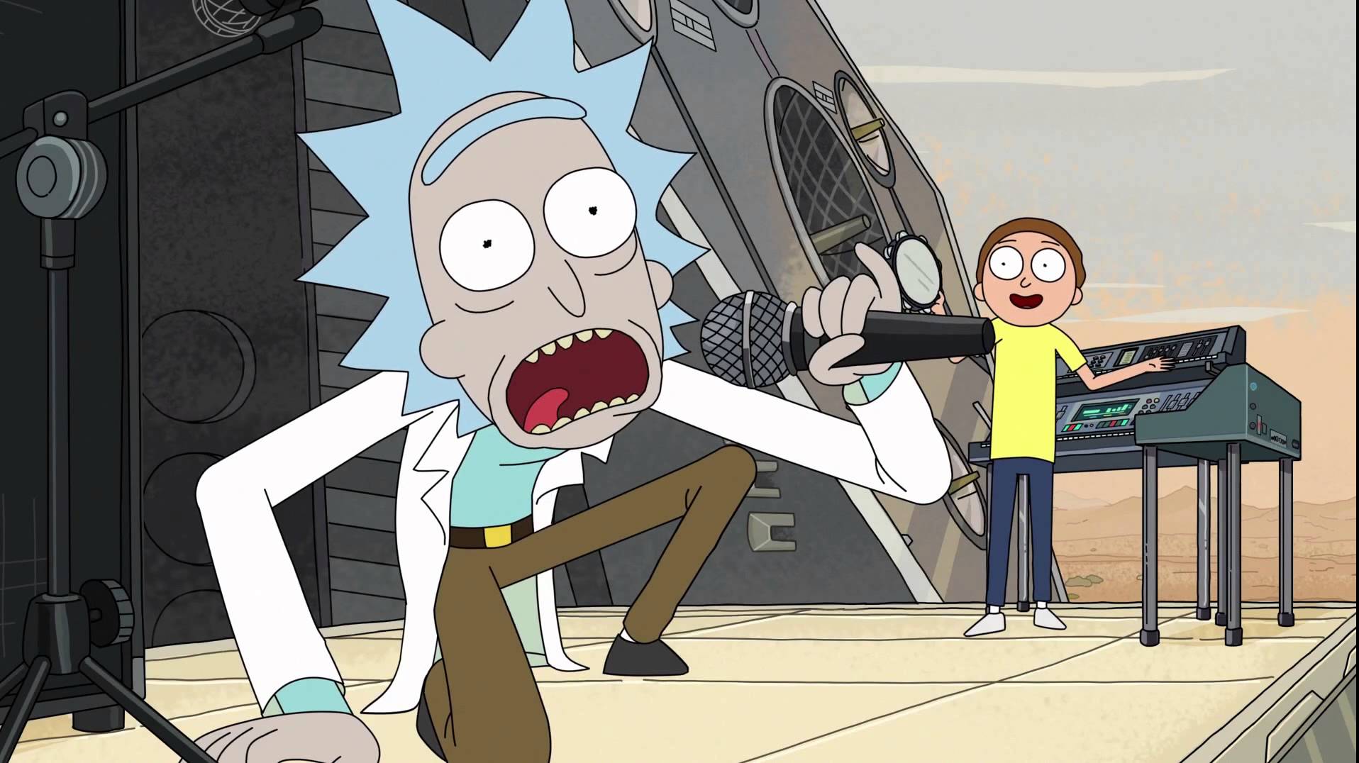rick and morty apparently love logic and theyre super hyped for his new mixtape