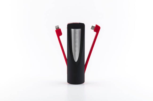 What if your portable phone battery looked like a Tesla supercharger?