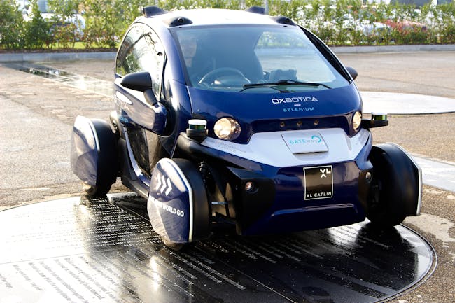 An Oxbotica trial vehicle.
