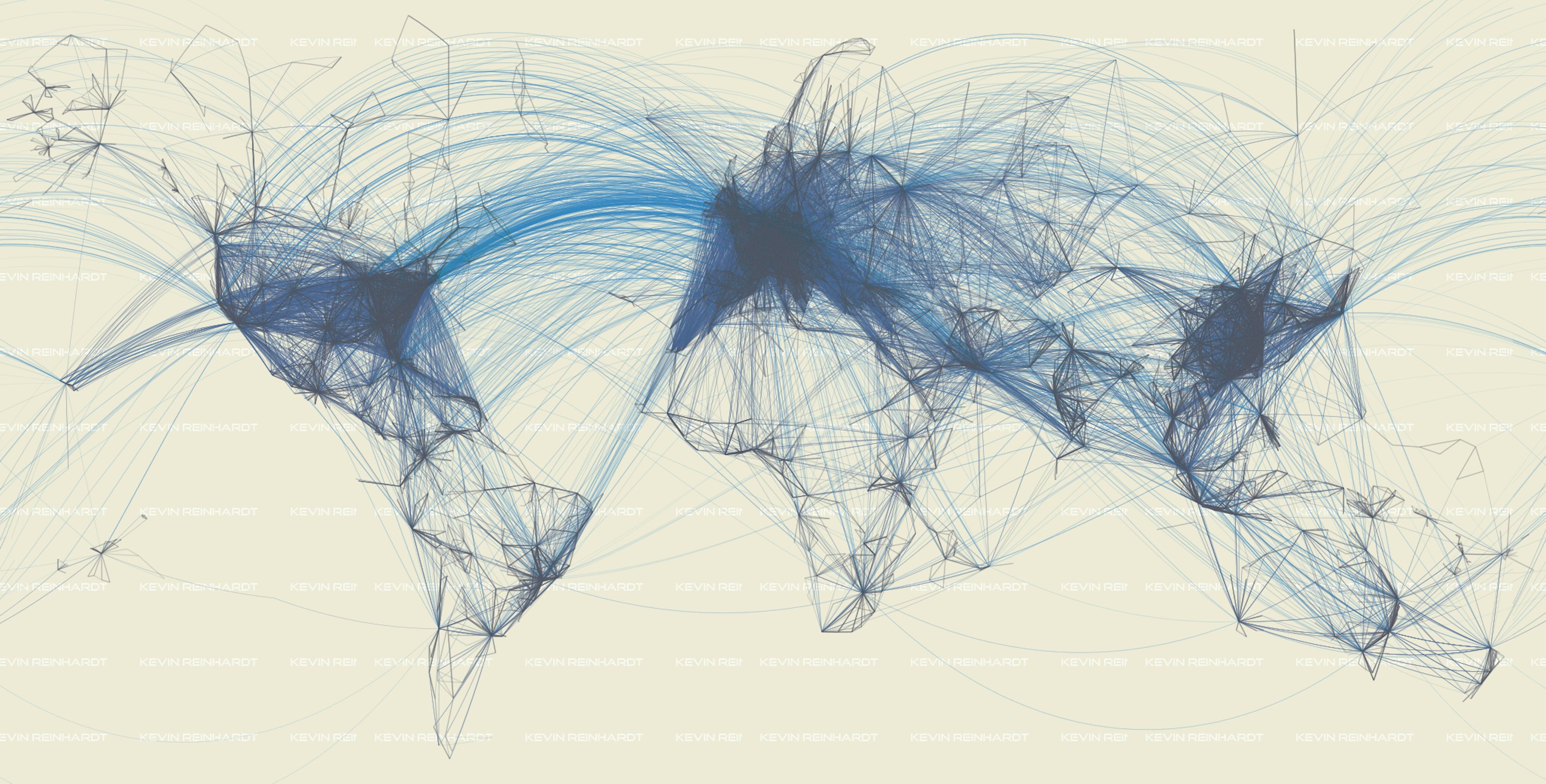 This Flight Map Shows the Surprising Ways People Travel the World Inverse