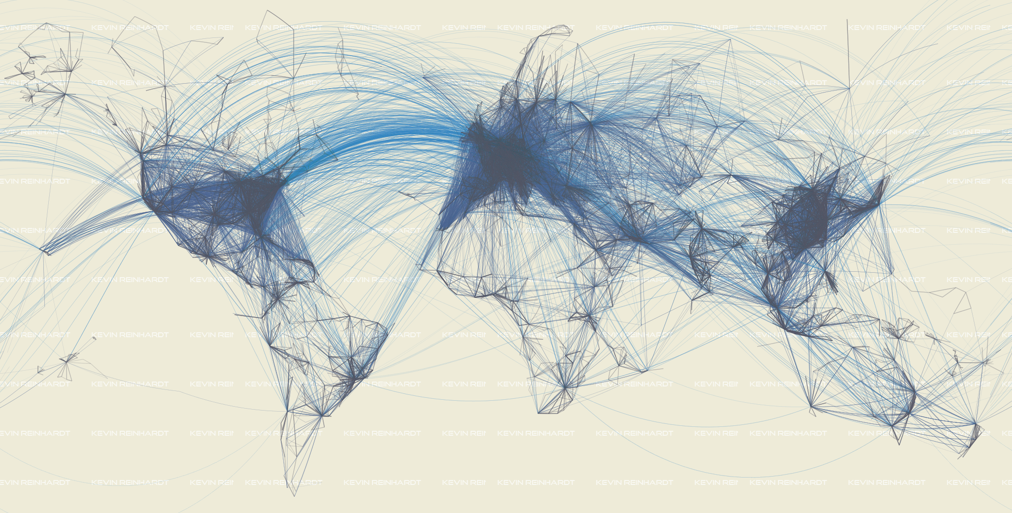 This Flight Map Shows the Surprising Ways People Travel the World  Inverse
