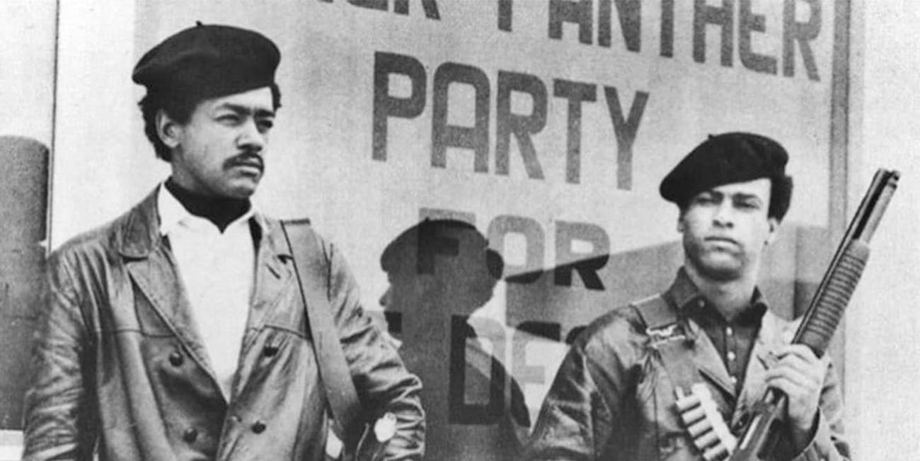 Huey Newton and Bobby Seale
