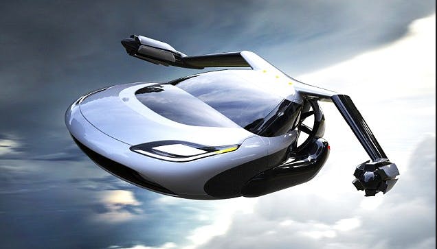 The Terrafugia Transition is one concept that'll be here... eventually.