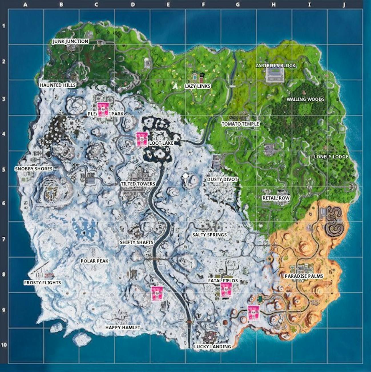 Poster locations fortnite Poster locations fortnite