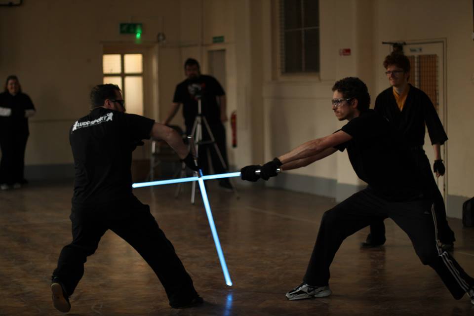 What IRL Lightsaber Training Looks Like at the LudoSport Academy Inverse