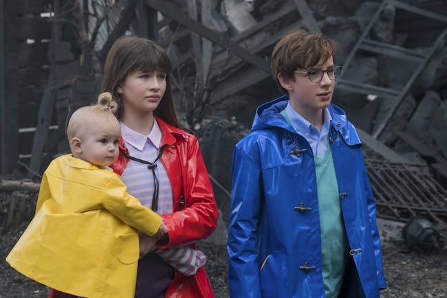 The Baudelaire Orphans in 'A Series of Unfortunate Events'