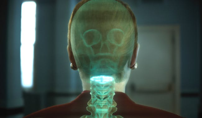 Here's where the "stacks" go into the "sleeves" in 'Altered Carbon'.