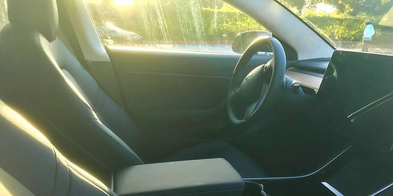 New Tesla Model 3 Interior Shots Reveal A Surprising Feature New Tesla Model 3 Interior Shots Reveal A Surprising Feature