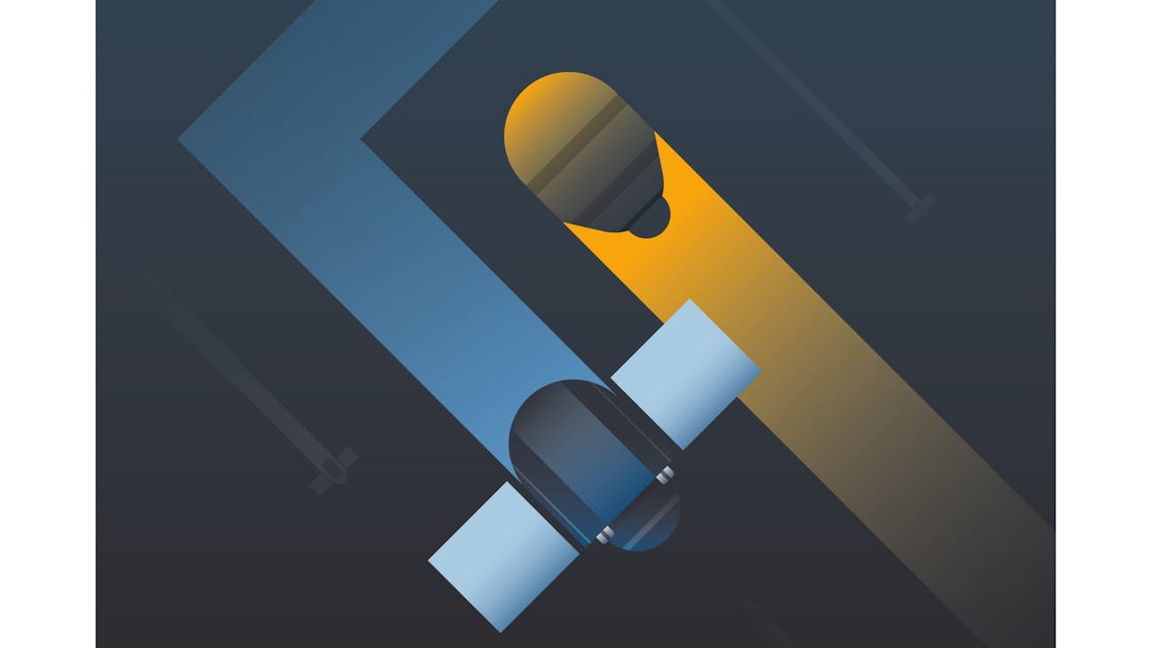 The ESA's diagram of avoiding the Starlink.