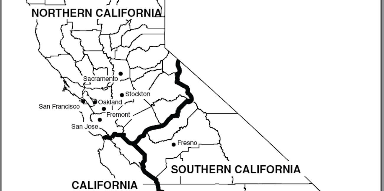 California split three states proposal