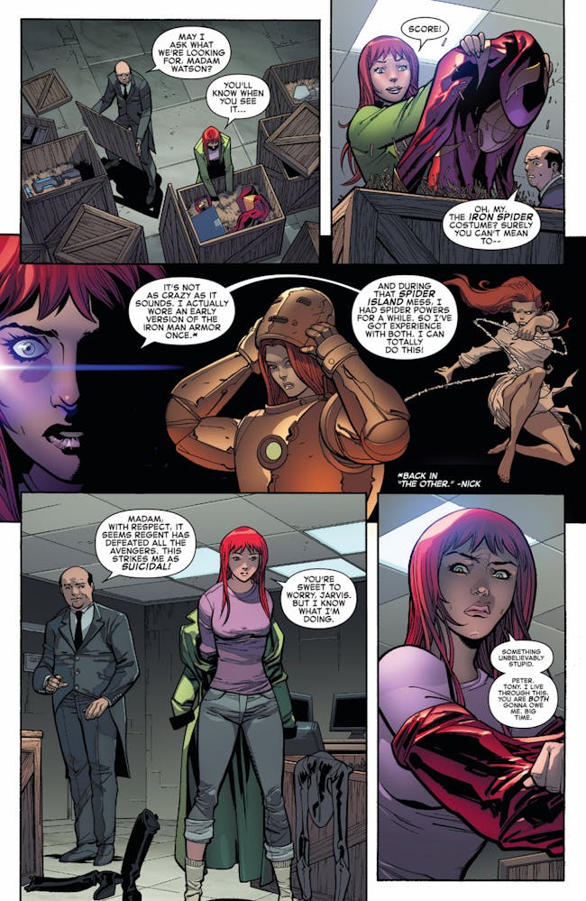 Spider-Man Mary Jane Iron Man