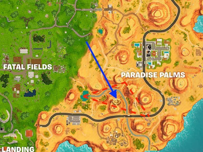 'Fortnite': Where to Search Between an Oasis, Rock Archway ... - 650 x 487 jpeg 78kB