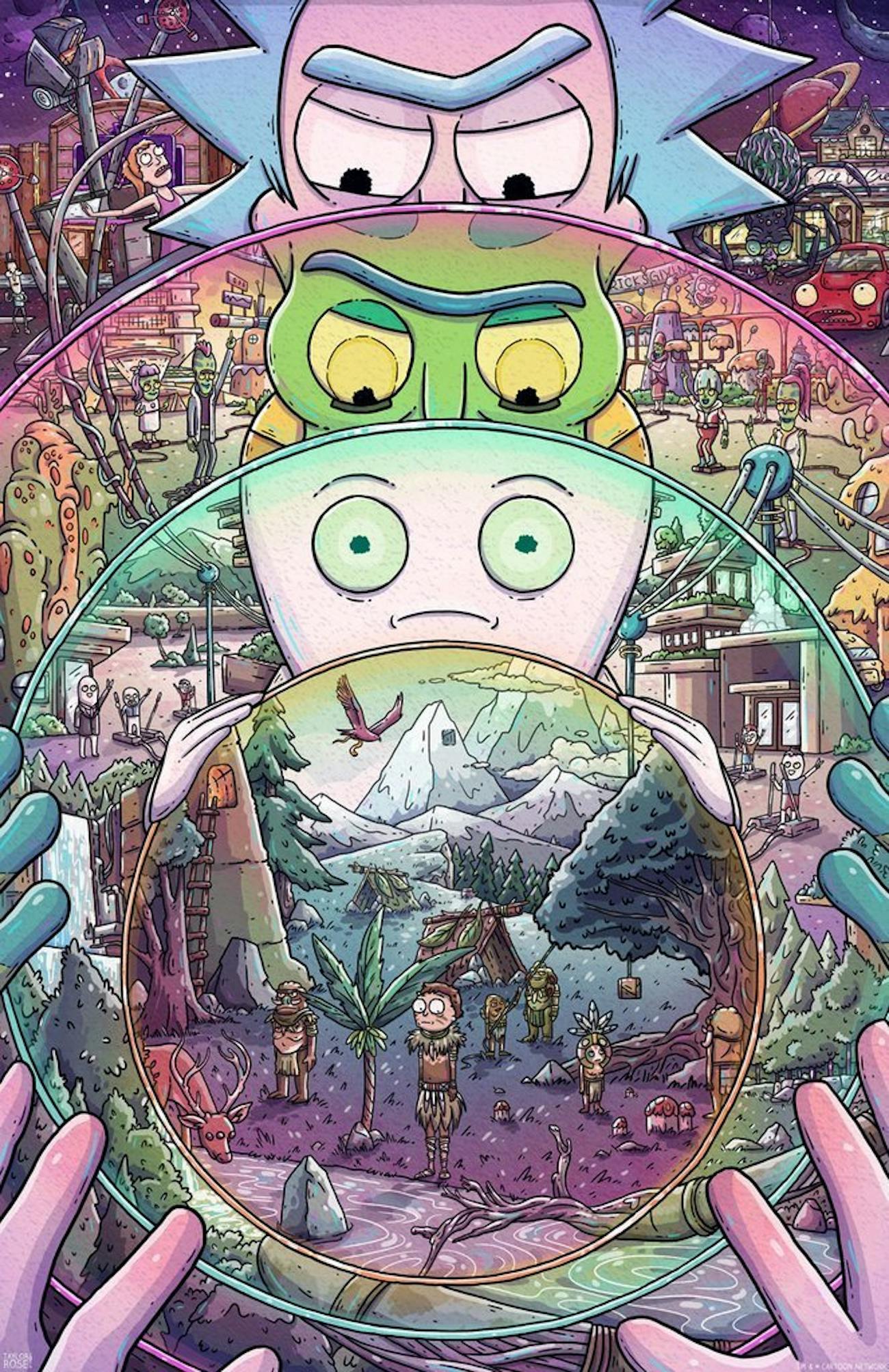 Ranking The Best Art From Adult Swims Rick And Morty