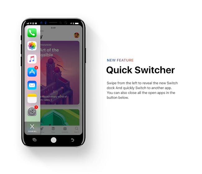 The quick switcher.