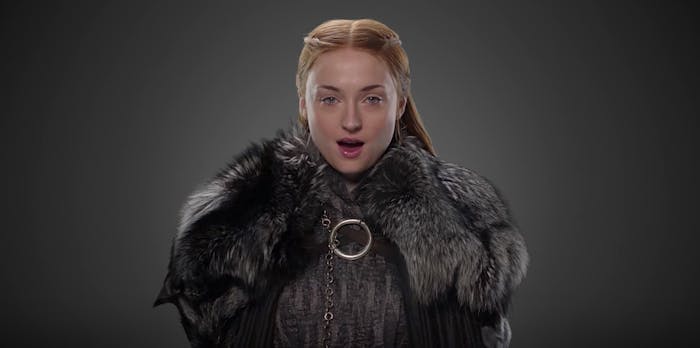 Sophie Turner in 'Game of Thrones' Season 7