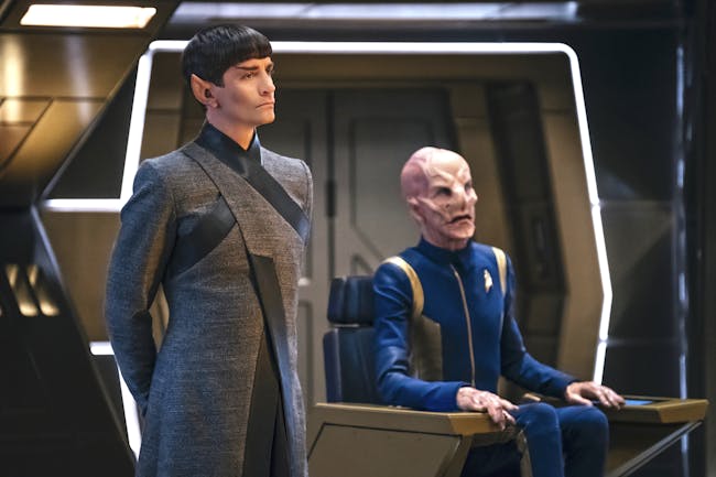Sarek and Saru in 'Star Trek: Discovery'
