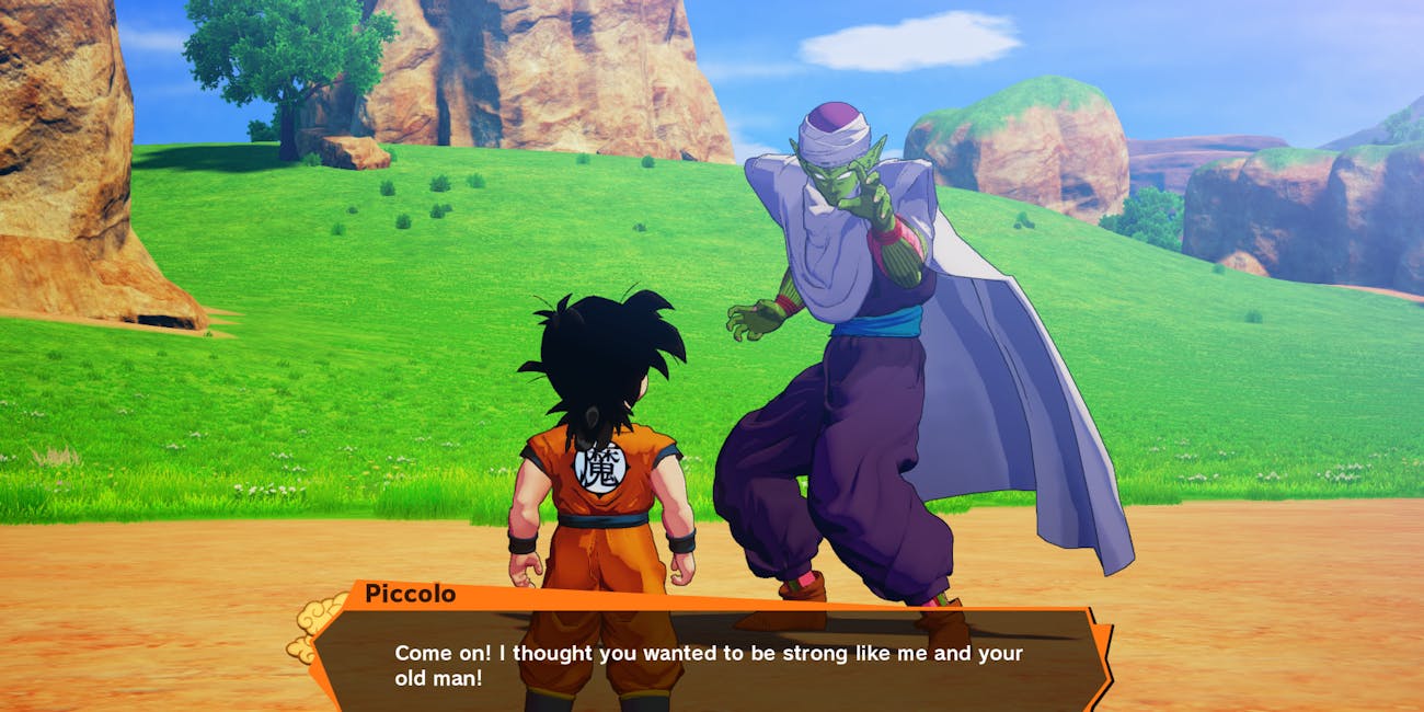 Gohan Training With Piccolo Dragon Ball Kakarot