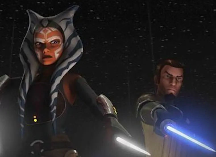 Ahsoka and Kanan in 'Rebels'