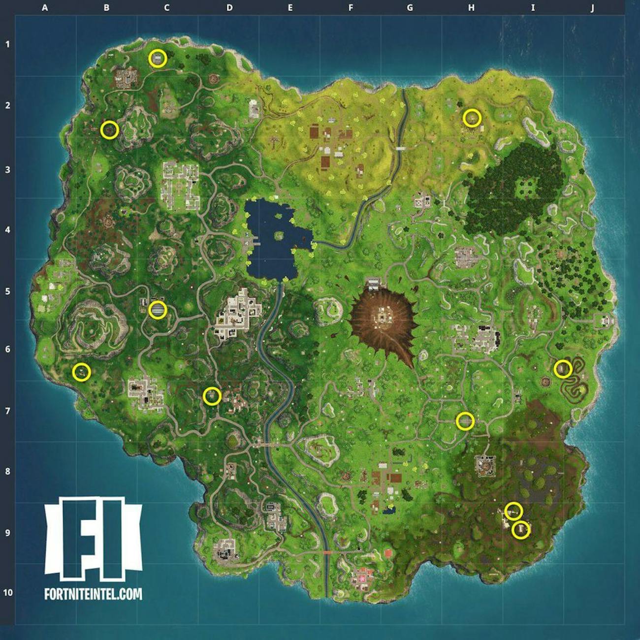 Fortnite 7 Camera Locations And Where To Find Them On The Map - fortnite battle royale dance in front of 7 different film cameras