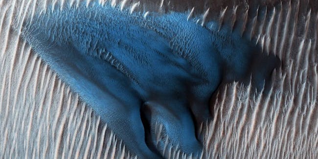 blue dune mars
