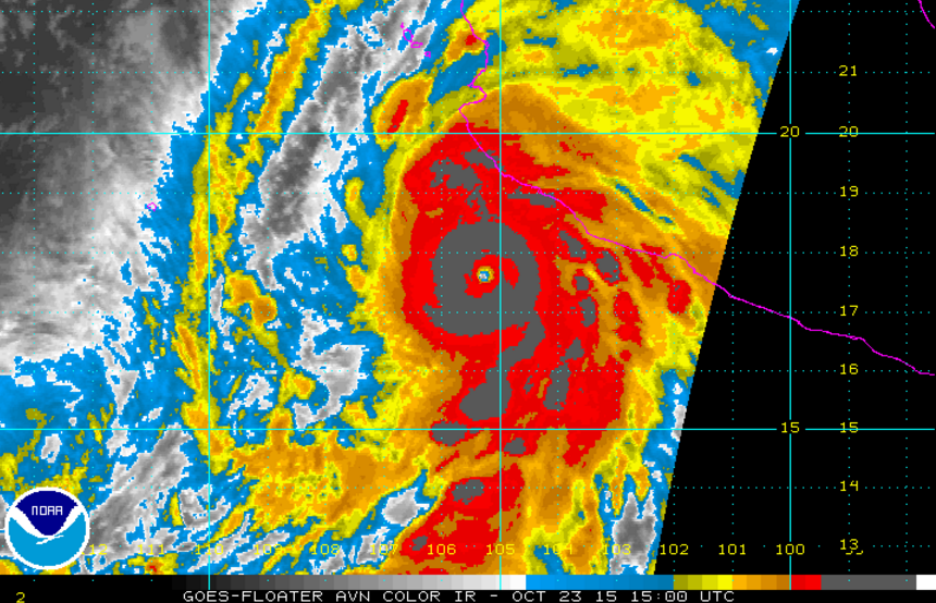 Hurricane Patricia Is The Strongest Western Hemisphere Storm On Record ...