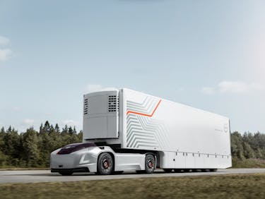 Volvo Unveils All Electric Autonomous Take On The Tesla Semi With No