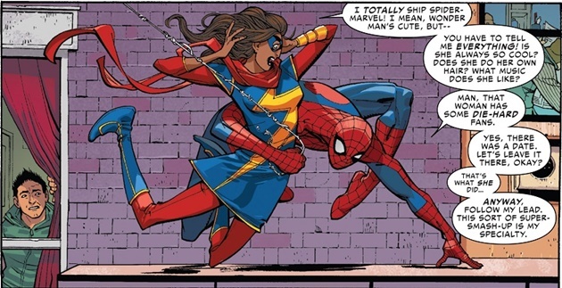 spider man x captain marvel spider man x captain marvel