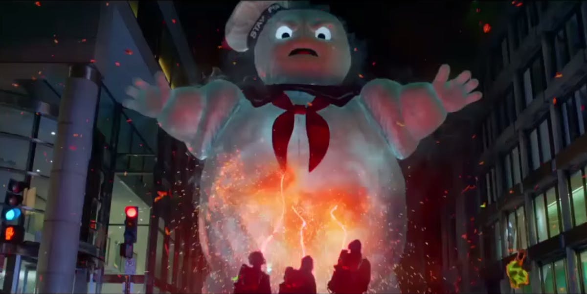 Photo: The Stay Puft Marshmallow Man is Back for #39 Ghostbusters #39 Reboot