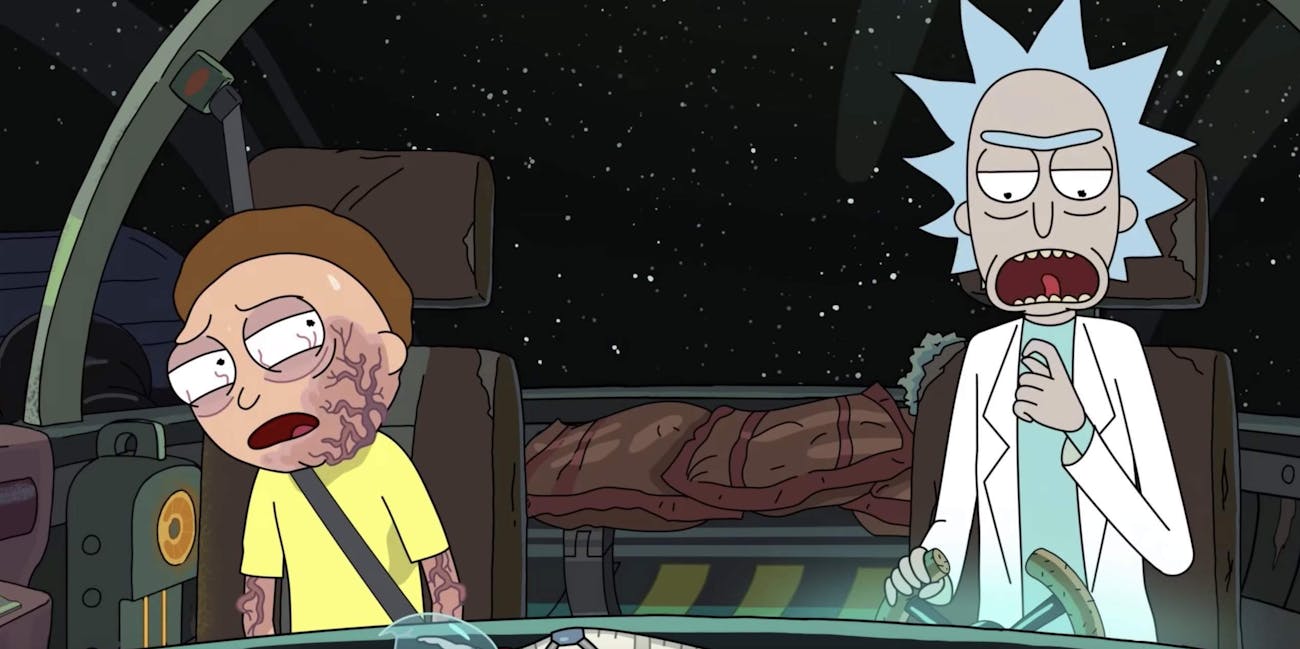 rick and morty space snake