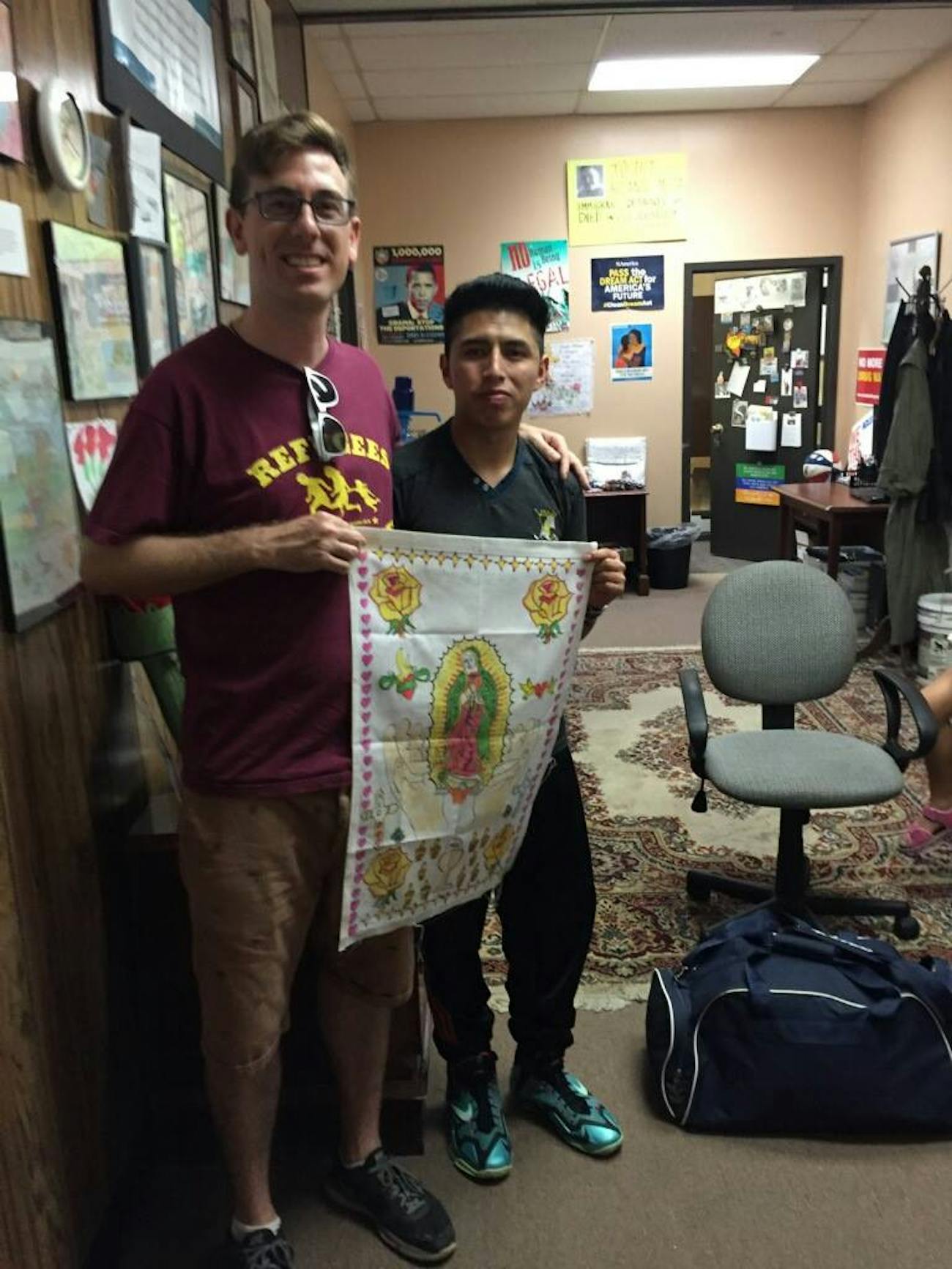 This photo of Gabriel was shared by First Friends of NJ & NY, "a charitable, non-profit organization dedicated to treating immigrants with dignity and compassion," based in Kearney, New Jersey.