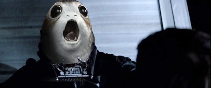 star wars shoulder porg