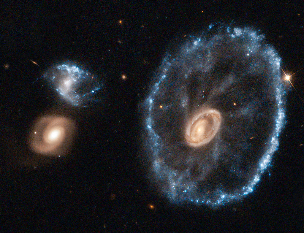 What Is the "Cartwheel Galaxy"? NASA's Stunning Photo, Explained Inverse