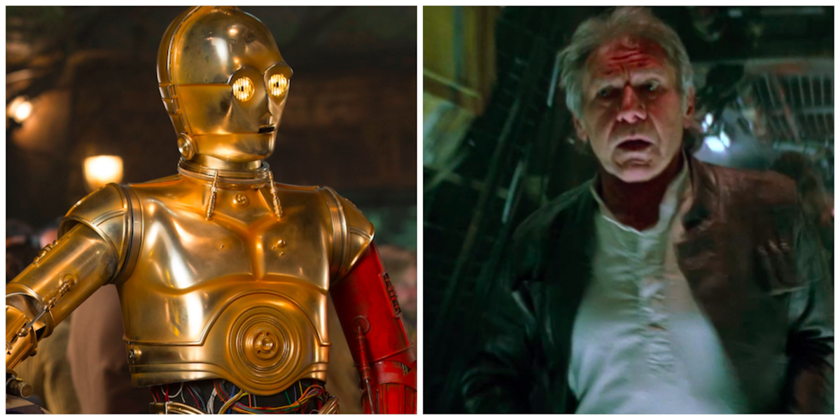 It S C 3po S Fault Han Solo Got Screwed In The Force Awakens Inverse